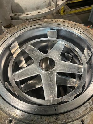 Black Clawson #UV400, Pressure Screen Low Pulse Foil Rotor, 250 HP - Image 2