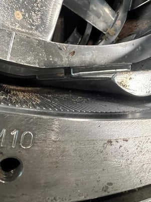 Black Clawson #UV400, Pressure Screen Low Pulse Foil Rotor, 250 HP - Image 3