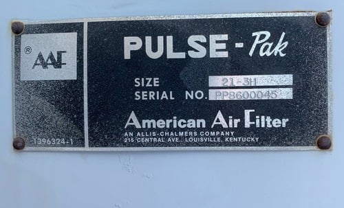 AAF #21-3H, Pulse-Jet Dust Collector - Image 5