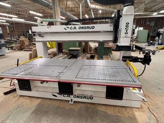Onsrud #96C18, CNC Router, 4' x8' table, vacuum pump, boring block, 2008 - Image 1