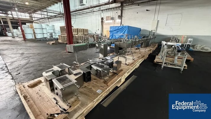 Pharmapack, Slat Conveyors, Stainless Steel rails - Image 1