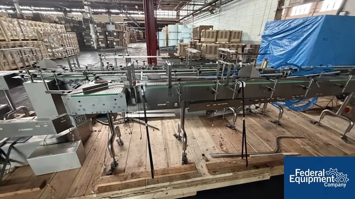 Pharmapack, Slat Conveyors, Stainless Steel rails - Image 7