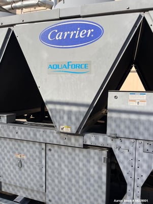 300 Ton, Carrier AquaForce #30XAB30064-0FSXM, Air-Cooled Screw Chiller, R-134A, ComfortLink controls, 73696 - Image 6