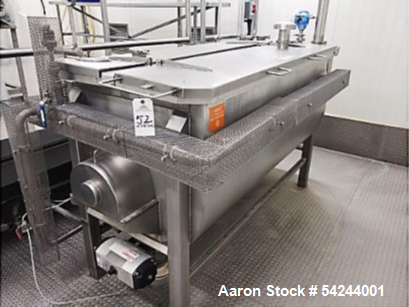 37 cu.ft. Precision Stainless, Jacketed Double Ribbon Blender, Stainless Steel, 300 gallon, 150 PSI Jacket, 5 - Image 1