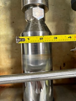 Gaulin #MC75 2TPS, 2 stage homogenizer 2-3/4" plungers, 2000 psi tapered seat poppet valve cylinder - Image 10