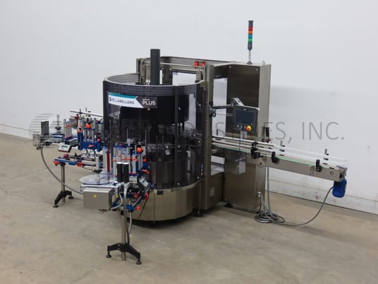 PE USA #Modular-PLUS-SL, 2 head front and back, pressure sensitive, rotary labeler, 250 containers/minute - Image 3