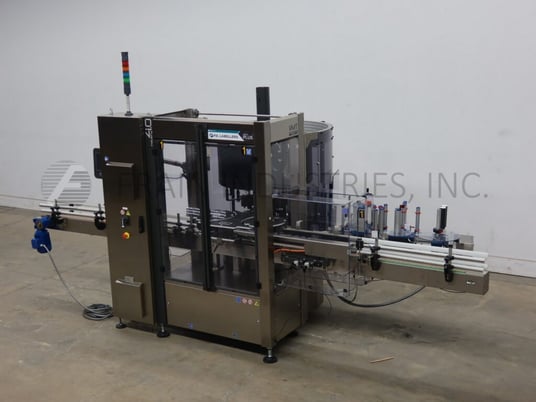 PE USA #Modular-PLUS-SL, 2 head front and back, pressure sensitive, rotary labeler, 250 containers/minute - Image 5
