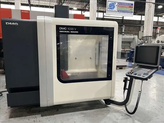 DMG #DMC-1035V, 3-Axis vertical machining center, 10000 RPM, 20 automatic tool changer, chip conveyor, 2008 - Image 1