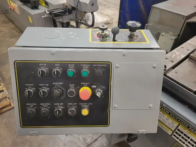 18.5" x 20.5" Hyd-Mech #V-18-II, Vertical Tilt Frame Semi Automatic Bandsaw, 7 HP, 400 FPM, 1.25" x 14.9" - Image 4