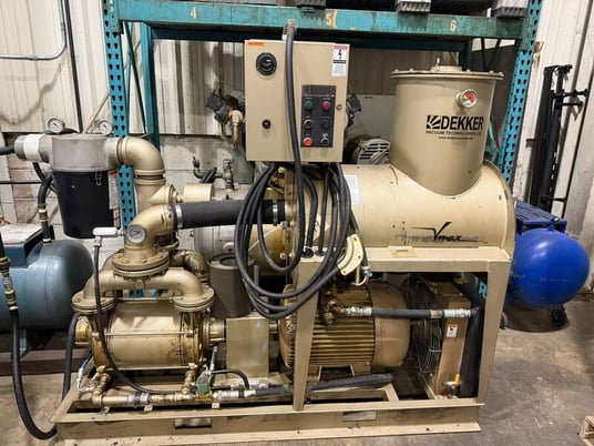 550 ACFM, Dekker #VMX0553KA1-00, Oil Sealed Liquid Ring Vacuum System, 40 HP, 2022 - Image 1