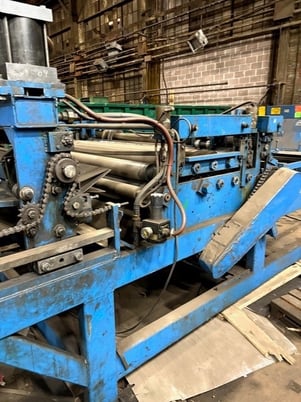 0" x 72" Welty Way, Multi Blanking Line, 40,000 lb. 19"-23" ID, 64" outside dimension, 100 FPM, car - Image 3