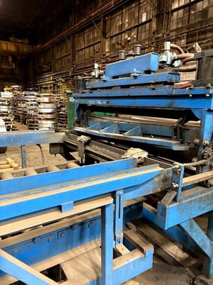 0" x 72" Welty Way, Multi Blanking Line, 40,000 lb. 19"-23" ID, 64" outside dimension, 100 FPM, car - Image 4