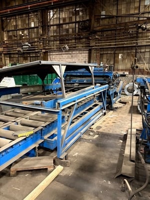 0" x 72" Welty Way, Multi Blanking Line, 40,000 lb. 19"-23" ID, 64" outside dimension, 100 FPM, car - Image 6