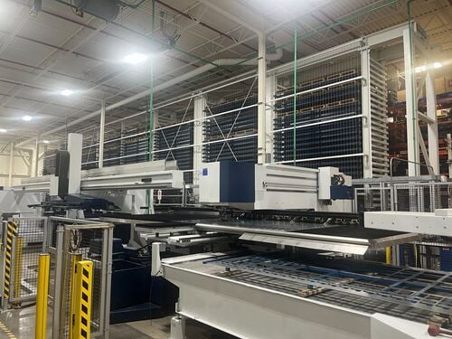25 Ton, Trumpf #Trupunch-5000, large format punch, 120" x60" tbl., 21 station, Siemens Control, load/unload - Image 1
