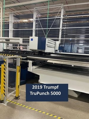 25 Ton, Trumpf #Trupunch-5000, large format punch, 120" x60" tbl., 21 station, Siemens Control, load/unload - Image 2
