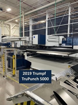 25 Ton, Trumpf #Trupunch-5000, large format punch, 120" x60" tbl., 21 station, Siemens Control, load/unload - Image 3
