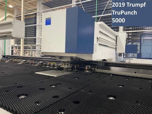 25 Ton, Trumpf #Trupunch-5000, large format punch, 120" x60" tbl., 21 station, Siemens Control, load/unload - Image 4