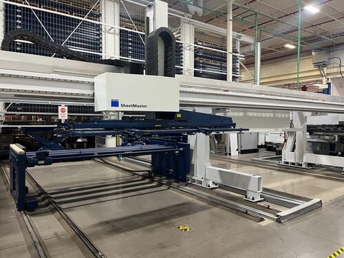 25 Ton, Trumpf #Trupunch-5000, large format punch, 120" x60" tbl., 21 station, Siemens Control, load/unload - Image 5