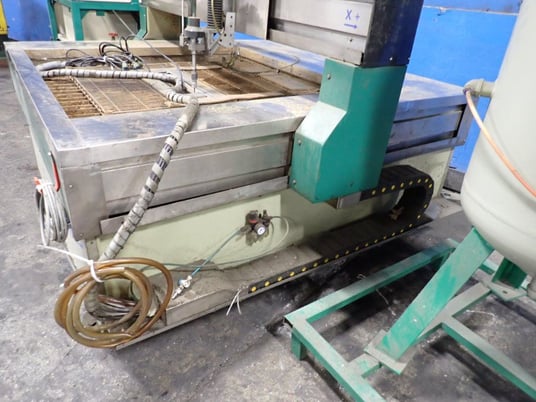 IWM #IWM1313H-1Y, CNC Waterjet Cutting Machine, w/Pump & Abrasive Feeding System, 52.5" x 53" capacity, 2013 - Image 7