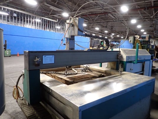 IWM #IWM1313H-1Y, CNC Waterjet Cutting Machine, w/Pump & Abrasive Feeding System, 52.5" x 53" capacity, 2013 - Image 9
