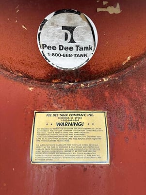 500 gallon Pee Dee Tank, Above-Ground Horizontal Storage Tank, saddle-mounted - Image 5