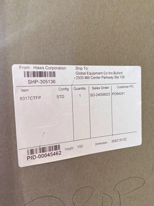 Haws Corporation #8317CTFP, Freeze-Resistant Combination Emergency Shower & Eyewash Station, 120 VAC - Image 2