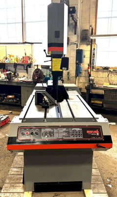 18" x 22" Marvel #Series-8-Mark-II, tilt frame vertical band saw, 14' 6" x 1" x .035" blade, 50-450 FPM, 2 - Image 3