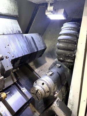 Daewoo Doosan #Lynx-2100LSYB, cnc lathe, 23.6" swing, 11.8" diameter x 20.1" L max, 8" chuck, 2.6" bar, 20 - Image 7