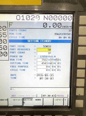 Daewoo Doosan #Lynx-2100LSYB, cnc lathe, 23.6" swing, 11.8" diameter x 20.1" L max, 8" chuck, 2.6" bar, 20 - Image 9