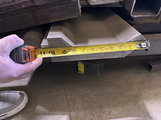 242 Ton, JMT #ADR-43220, hydraulic press brake, 14' overall, 10.4" stroke, 2-Axis Back Gauge, manual - Image 5