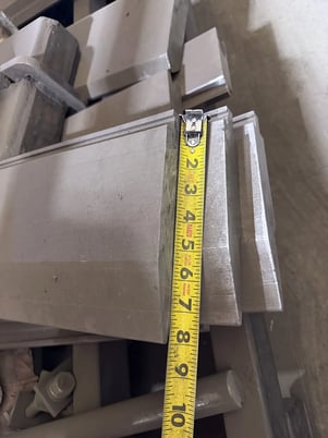 242 Ton, JMT #ADR-43220, hydraulic press brake, 14' overall, 10.4" stroke, 2-Axis Back Gauge, manual - Image 10