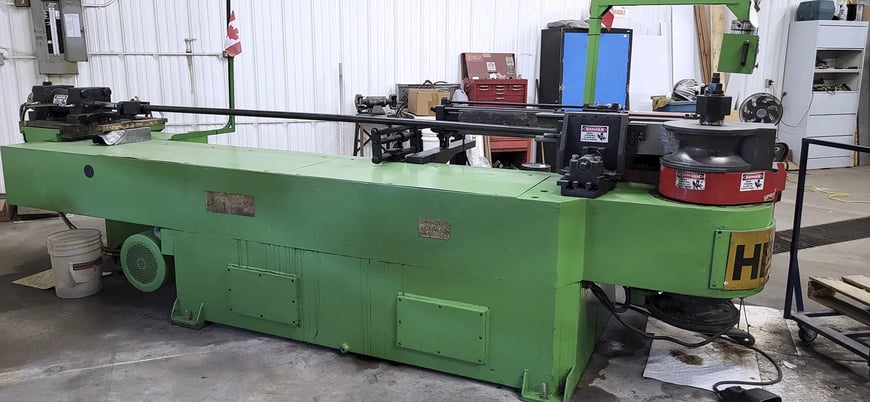 6" Hines #600NC, tube bender, die sets, 25' x 8' footprint, 2005 - Image 2