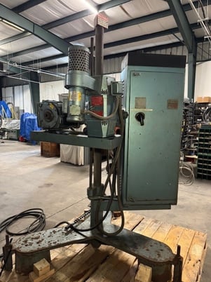 1.25" Davis Standard #DS-125, pedestal extruder, 24:1 L/D, 15:1 gearbox ratio, 5 HP, rebuilt screw - Image 1