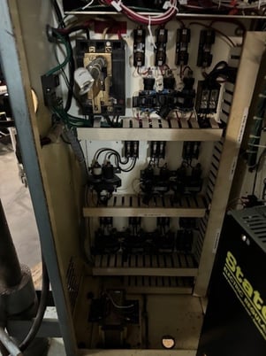 1.25" Davis Standard #DS-125, pedestal extruder, 24:1 L/D, 15:1 gearbox ratio, 5 HP, rebuilt screw - Image 3