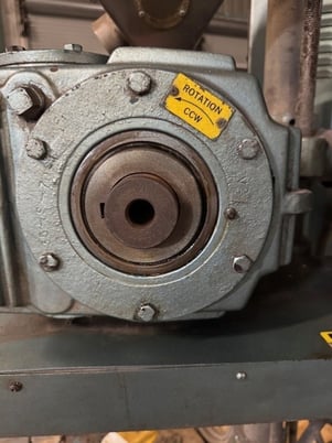 1.25" Davis Standard #DS-125, pedestal extruder, 24:1 L/D, 15:1 gearbox ratio, 5 HP, rebuilt screw - Image 5