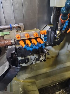 Star #SR-20RII, CNC swiss lathe, .75" cap., 8-Axis, Fanuc 18i-TB, LNS Express 332, Tri-Mist collector, 2004 - Image 5