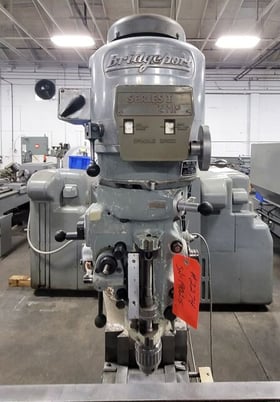 Bridgeport #Series-I, vertical mill, 9" x42" tbl., 2 HP head, 60-4200 RPM, R8, PF, Newall Sapphire 2-Axis - Image 5
