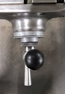 Bridgeport #Series-I, vertical mill, 9" x42" tbl., 2 HP head, 60-4200 RPM, R8, PF, Newall Sapphire 2-Axis - Image 8
