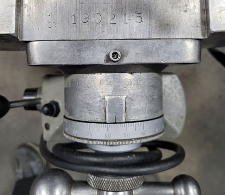 Bridgeport #Series-I, vertical mill, 9" x42" tbl., 2 HP head, 60-4200 RPM, R8, PF, Newall Sapphire 2-Axis - Image 9