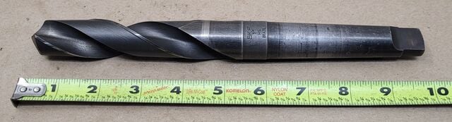 SKF 1" HSS, twist drill, 10" OAL, 3MT shank - Image 6