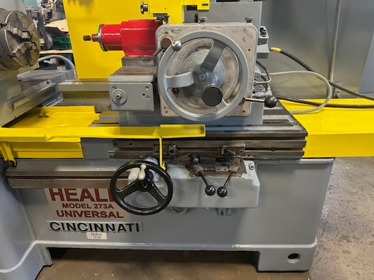 Heald #273A, internal grinder, 28" sw, 4" risers, 12" extended base, workhead sine bar, hydrostatic ways - Image 10