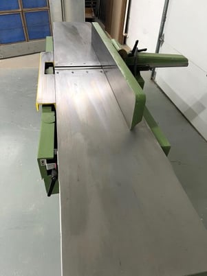16" ZEFAM #DSZA, Jointer, 16.5" x 100" table, 47" x 6.75" fence tilting up to 45&deg;, 4" knife head, 5 HP, 230 - Image 4