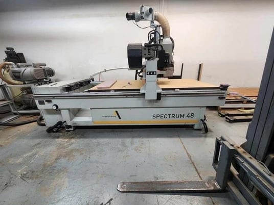 ANDI #Spectrum-M48, CNC Woodworking Router, 4' x 8' fixed single-zone vacuum table, 101" X, 62" Y, 8" Z, 12 - Image 2