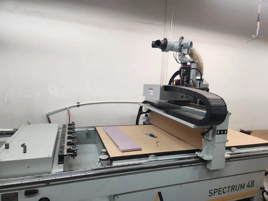 ANDI #Spectrum-M48, CNC Woodworking Router, 4' x 8' fixed single-zone vacuum table, 101" X, 62" Y, 8" Z, 12 - Image 3