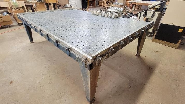 Unique #280-6-9, Door Clamp, 6' x 9' horizontal door clamp table - Image 1