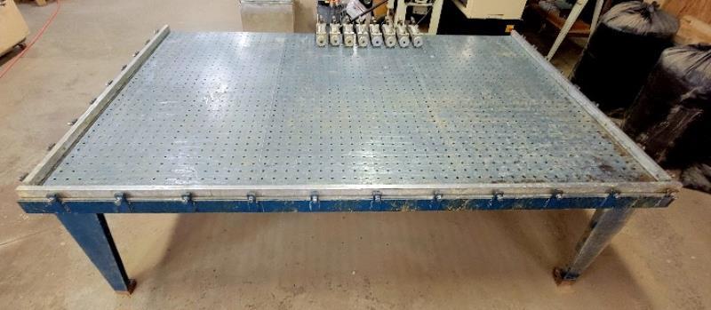Unique #280-6-9, Door Clamp, 6' x 9' horizontal door clamp table - Image 2