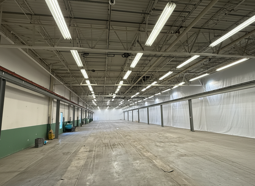 2 Ton, Free-standing bridge crane columns, 260' rail, no bridge - Image 1