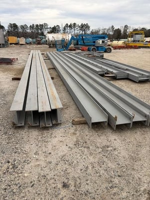 2 Ton, Free-standing bridge crane columns, 260' rail, no bridge - Image 2