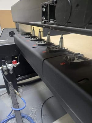 Multicam #Apex-1R, CNC router, 5' x 10', oscilating knife module, drag knife module, automatic lubrication - Image 3