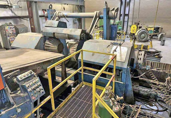72" x .5" Delta, Cut-To-Length line, 60000 lb., 100 FPM, .5" x 72" Delta SS-652-000 shear, entry & exit pinch - Image 6